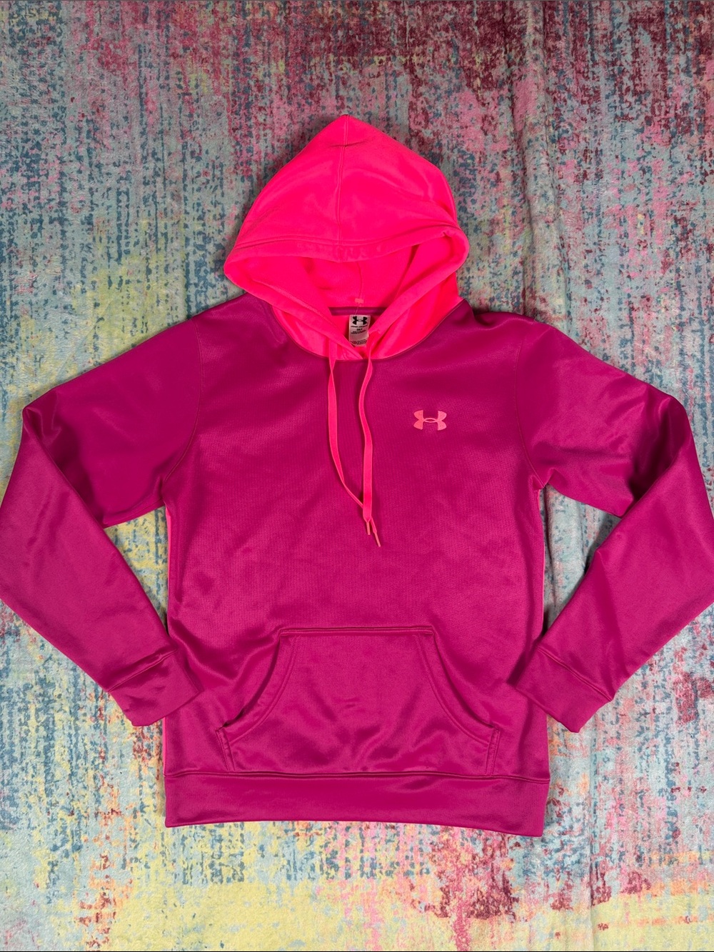 Under Armour Hot Pink & Neon Pink Women's Hoodie